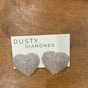 Silver Heart Earrings